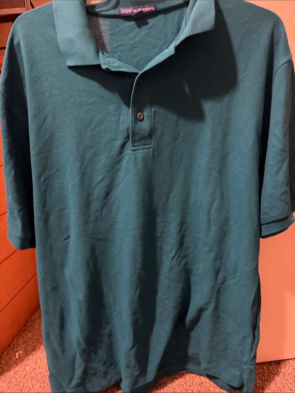 Port Authority Teal Short-Sleeve Polo